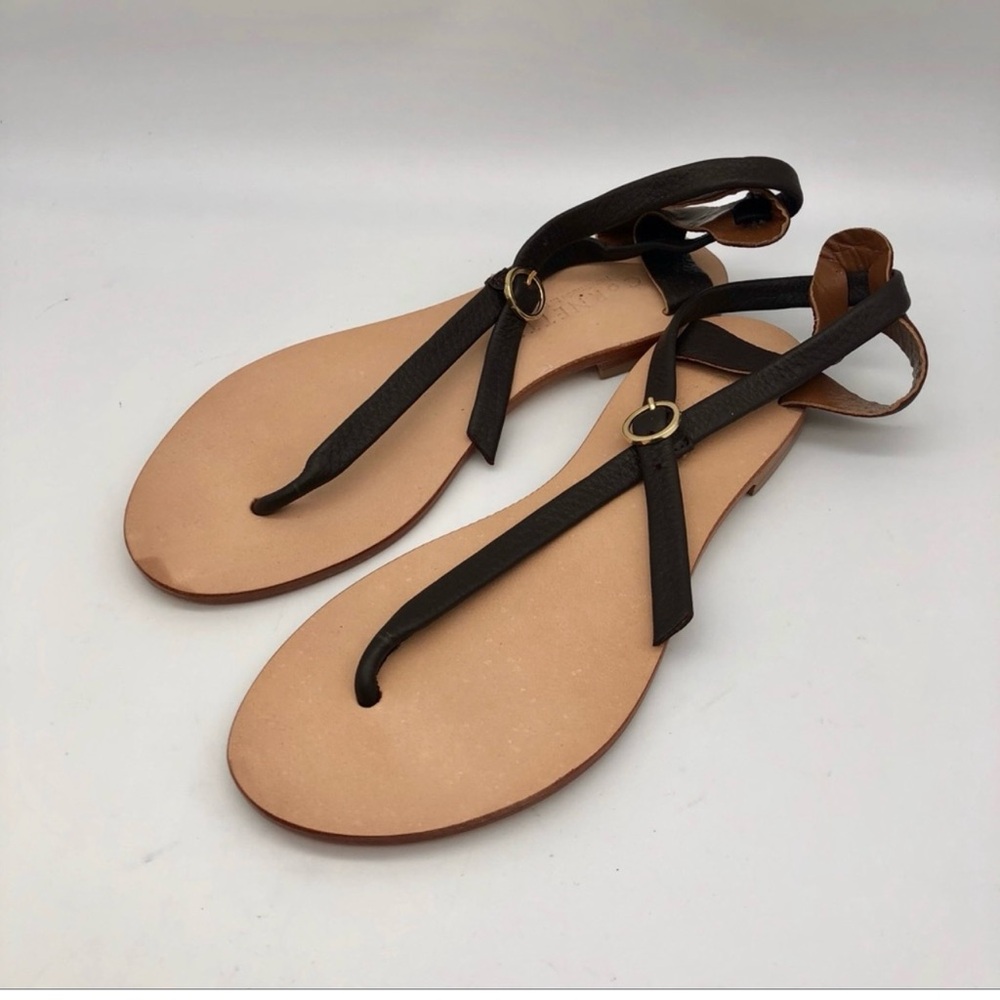 CORNETTI Brown Leather Sandals Size 40